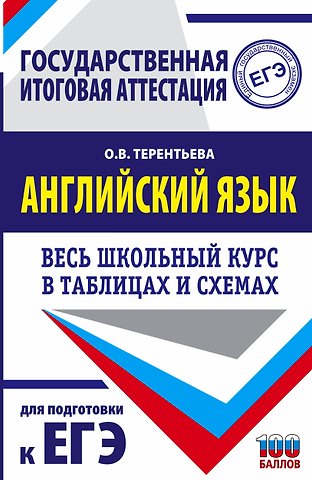 Ольга Валентиновна Терентьева ЕГЭ. Английский язык. Весь школьный курс в таблицах и схемах для подготовки к единому государственному экзамену