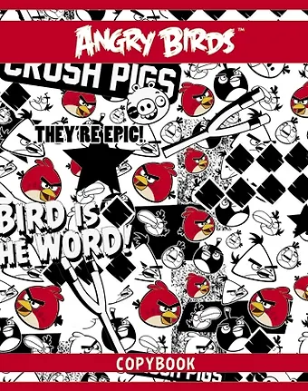 Тетрадь в линейку Angry Birds, 48 листов, в ассортименте