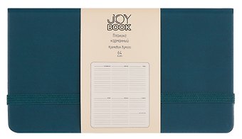 Планинг недат. 64л "Joy Book" морской залив, карманный, иск.кожа 7Б, скругл.углы, тонир.блок, резинка, офсет, ляссе