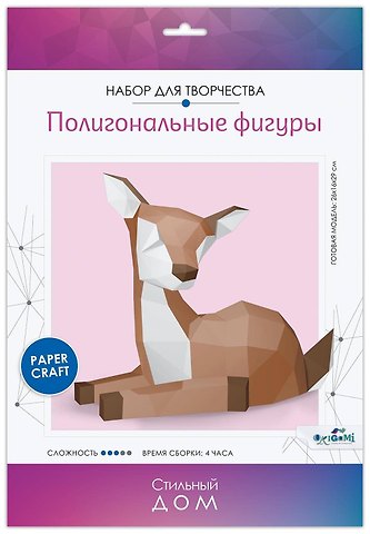 Набор для творчества. Полигональные фигуры Олененок