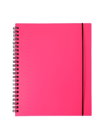 Тетрадь 80 листов, клетка, Favorite Color. Neon Pink спираль