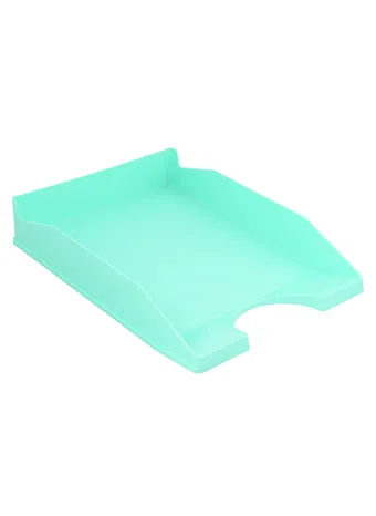 Лоток горизонтальный Office, Pastel пластиковый, мятный, ErichKrause