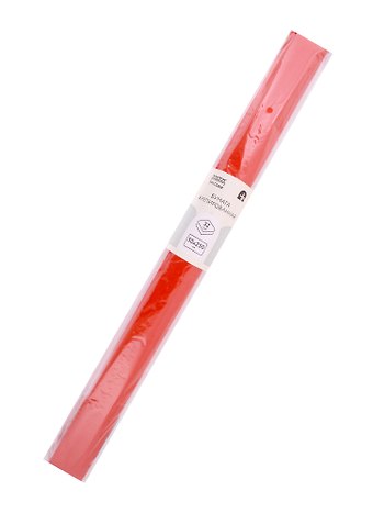 Бумага гофрированная Красная 50*250см, 32г/м2, инд.уп., подвес