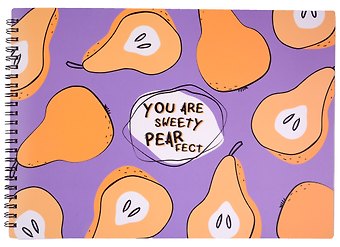 Альбом для рисования Be Smart, Fruits. Груши, А4, 40 листов, на спирали