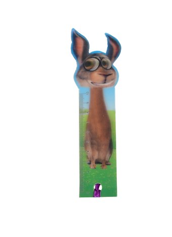 Линейка закладка 3D Заяц (10см) (023) (Мир Открытий)