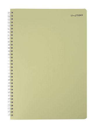 Тетрадь А4 80л кл. Foliage пласт.обл., спираль