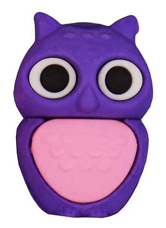 Ластик Яркие совы.Owls, ассорти, Sunbaby