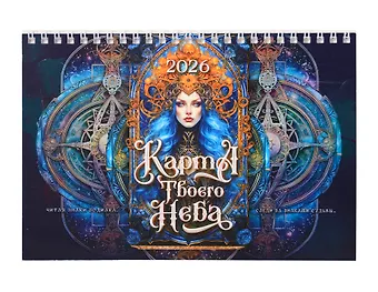 Календарь 2026г 216*147 Карта твоего неба настольный, домик