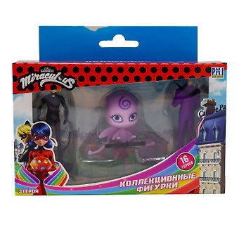 Miraculous фигурки: Нууру,Суперкот,Бражник, (4,1х16х13), (MLB2021-C)