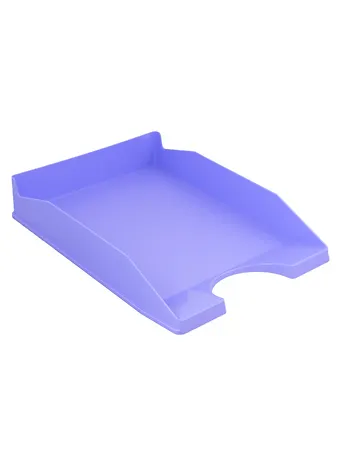 Лоток горизонтальный Office, Pastel пластиковый, фиолетовый, ErichKrause