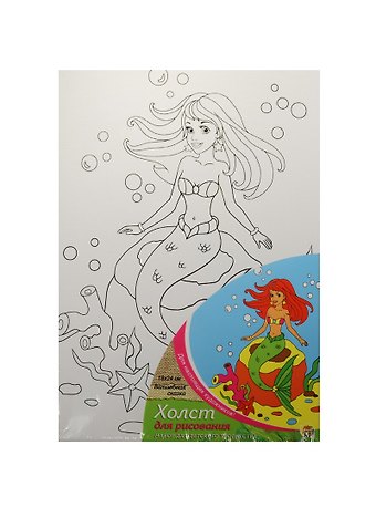 Набор для творчества, Рыжий Кот, Холст с красками Волшебная сказка 18*24см Х-0310