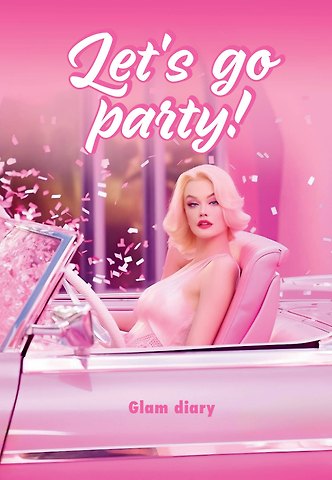Книга для записей А5 64л Let’s go party! Glam diary интегр.обл., блок с контентом