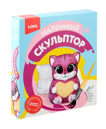 Набор для творчества LORI Маленький скульптор. Кошечка