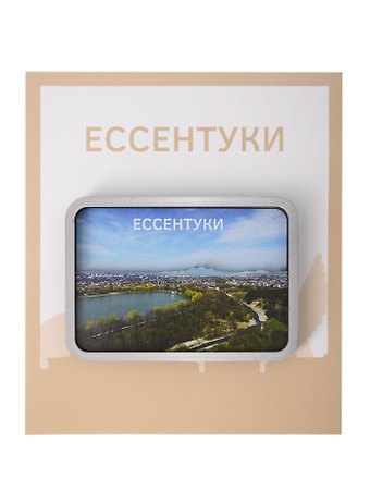 Сувенирный магнит Ессентуки озеро (дерево) (ЕЕо1)