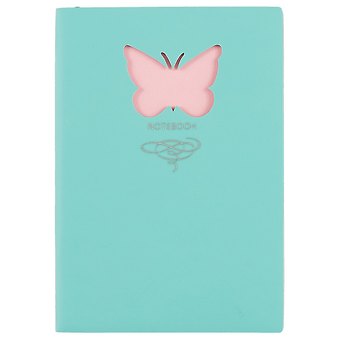 Книга для записей «Butterfly», мятная, 80 листов, А6+