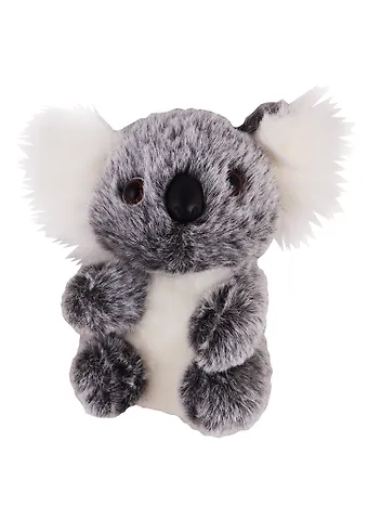 Игрушка мягкая Коала, 17 см, цвет серый