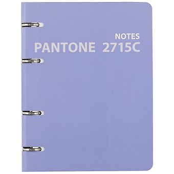 Тетрадь на кольцах в клетку Listoff, "Pantone line 2715С", 120 листов