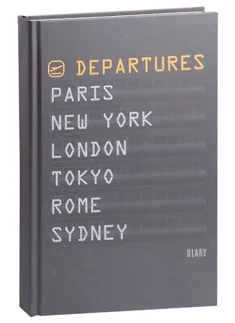Ежедневник недат. А5 112л Departures 7БЦ, мат.лам, офсет