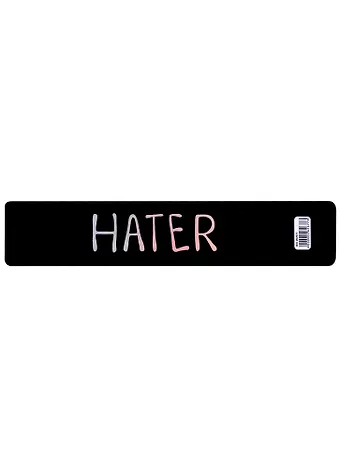 Закладка для книг пластиковая Hater