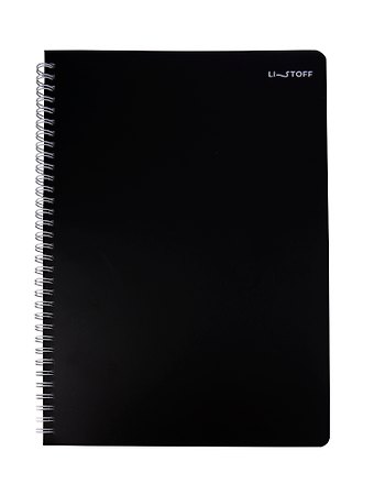 Тетрадь А4 80л кл. Onyx пласт.обл., спираль