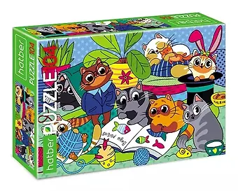 Пазл hatber КотоВасия, 104 элемента А4ф, 22х32 см