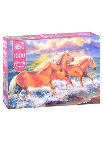 Пазл 1000 дет. Фантастические скакуны  Cherry Pazzl 30424