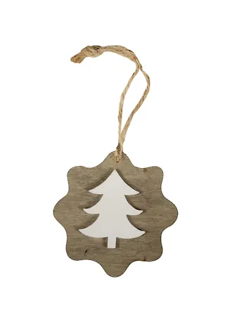 Деревянная заготовка на бечевке Елка (пакет) (11-00500-LYC 752015)