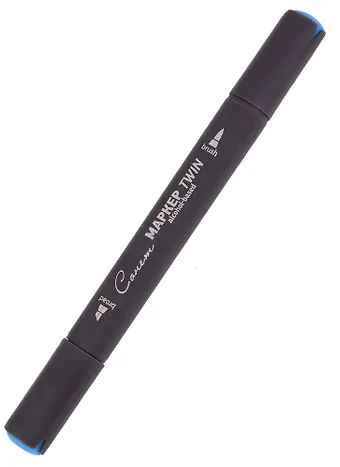 Маркер художественный Сонет Twin Brush индийский синий, Сонет