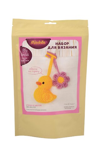Набор для вязания Miadolla Уточка и цветок (AMG-MN-0152)
