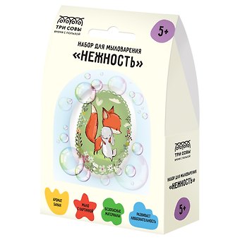 Набор для мыловарения Три Совы Нежность, 1 мыло с картинкой
