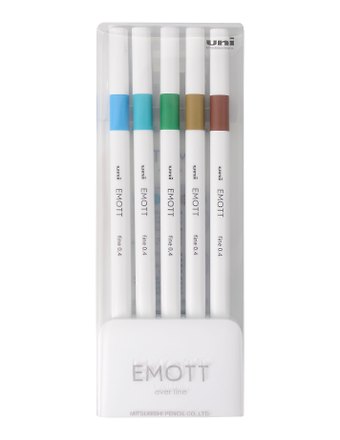 Линеры 05цв EMOTT. Island Color 0,4мм, пласт.уп., UNI