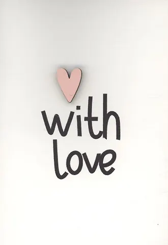 Открытка With love