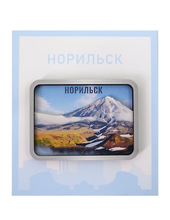 Сувенирный магнит Гора (Норильск) (дерево) (НрскГр1)