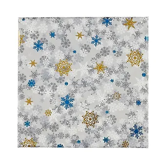 Коробка подарочная Snowflaces 15,5*15,5*6,5см, Новый год, картон