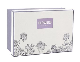 Коробка подарочная "Flowers" 21*14*8.5, жен., картон