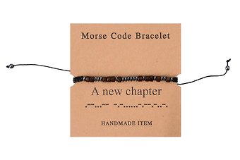 Браслет Морзе A New Chapter (12-202509-BR-ZJ4317)