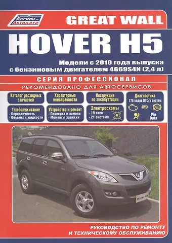Great Wall HOVER H5 Мод. с 2010 г. вып. с бенз. двигат. 4G69S4N (2,4 л.) (мПрофессионал)