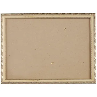Рама 25*35 пластиковая, цв. белое золото, со стеклом, Двуреченский