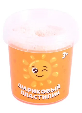 Шариковый пластилин модели Puzzle Foam, оранжевый