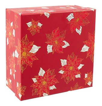 Коробка подарочная Flowers 20*20*9.5, НГ, картон