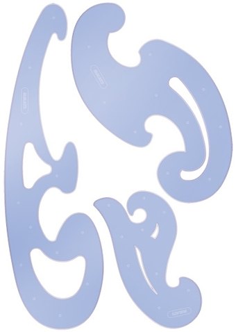 Лекала, 3 штуки