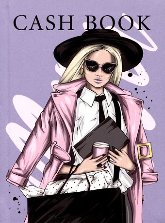 Записная книжка А6 96л Cash-book 1 интегр.переплет, мат.ламинация, выб.УФ-лак