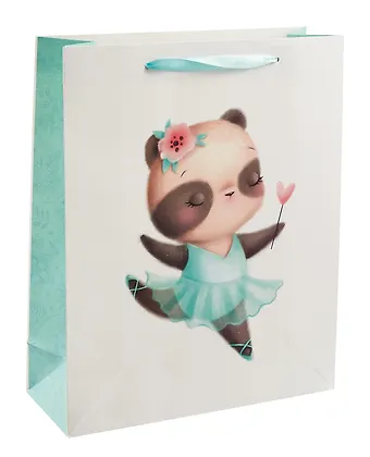 Пакет А4 32*26*12 Балерина дет., бум.мат.ламинат