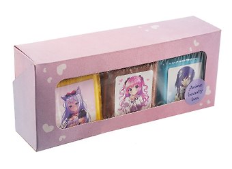 Набор кубиков для ванны Anime beauty box (3 шт по 90 г)