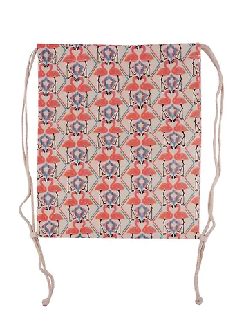 Мешок для сменной обуви Flamingo in love