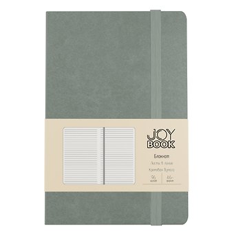 Записная книжка А6- 96л лин. "Joy Book. Мятное мороженое" 7БЦ., иск.кожа, тонир.форзац, тонир.блок, скругл.углы, сшит.блок, ляссе, резинка, карман на задн.форзаце