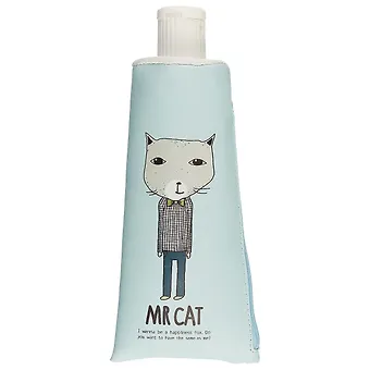 Пенал-тюбик «Mr. Cat», 25 х 12 см