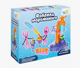Набор для детской лепки Тесто-пластилин Фабрика мороженого