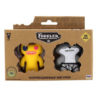 Коллекционные фигурки Fugglers Усталый волк, Задира (2шт) (FG2015A)