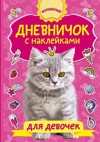 Валентина Геннадьевна Дмитриева Дневничок с наклейками для девочки